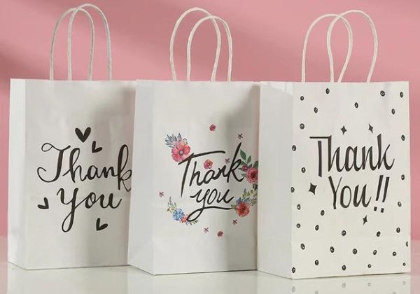 Printed Thank You Bags